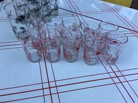 Vintage flintstones glasses