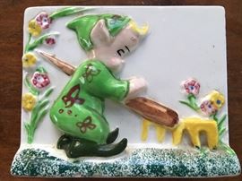 Adorable elf wall planter