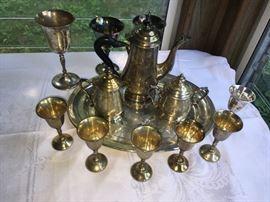Silver tea set