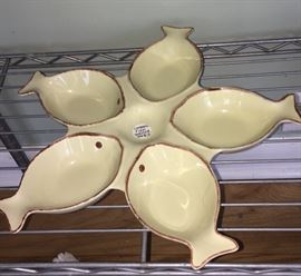 Nautical dishes, decor