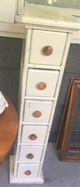 Wooden multi drawer storage 