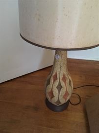Mid century ceramic lamp