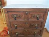 Curly Maple Front Marble Top