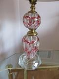 Zimmerman Art Glass Lamp