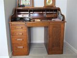 Antique Oak Rolltop Desk