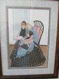 Signed Buckley Moss " Grandma's Story"