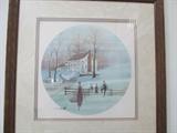 Signed Buckley Moss " Farm House"