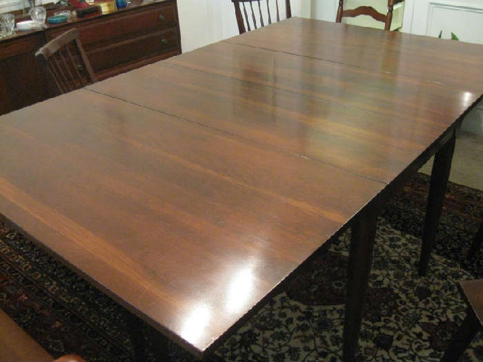Cherry Dining table open