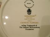 Sixteen five place settings of Wedgewood, Chinese Flowers pattern.