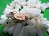 Beautiful vintage Gumps white coral necklace.