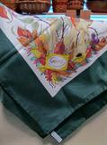 Vintage toadstool Gucci silk scarf.