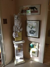 163 Large Cat Statue