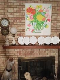 169 White Plates, Fire Place Items