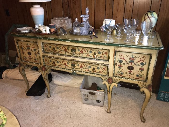 Hand painted buffet 