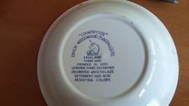 Wedgewood blue and white tea set