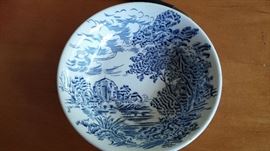 Sweet Wedgewood blue and white pattern tea set