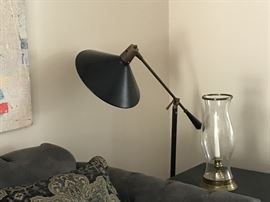 mid-century adjustable floor lamp