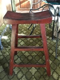 Shabby Chic Chinese style kitchen stool