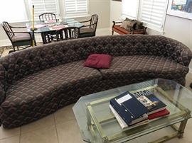 Unique Kidney Shaped Sofa
