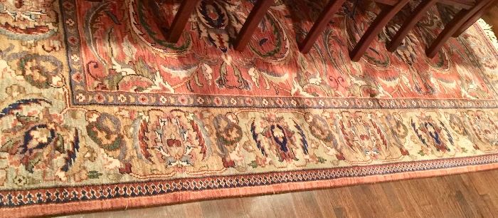 30. Obeetee Handmade in India Handknotted Wool Rug (8' x 10')