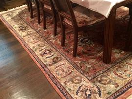 30. Obeetee Handmade in India Handknotted Wool Rug (8' x 10')