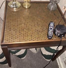 46. Penny Top Side Table (24'' x 26'' x 26'')