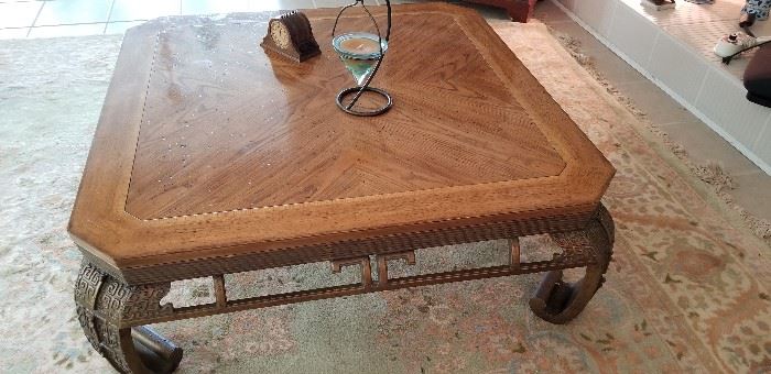 Asian Style Square Coffee Table
