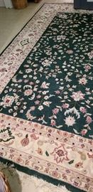 8' X 9' India-Made Hand Woven Wool Oriental Rug