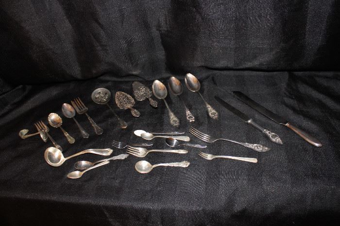 Silver-plate utensils