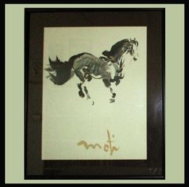 Large Kaiko Moti Horse Print