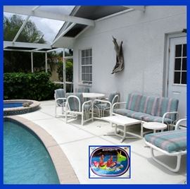 Pool Furniture and a Good Selection of Pool Floats 