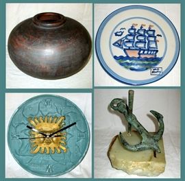 Good Pottery Pcs and Decorative Anchor