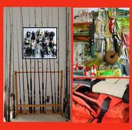 Small Sample of the HUGE AMOUNT of Fishing Tackle Available 