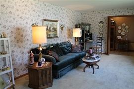 Velvet couch in great condition