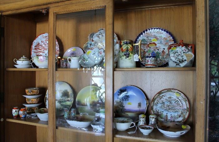 Oriental plates and bowls