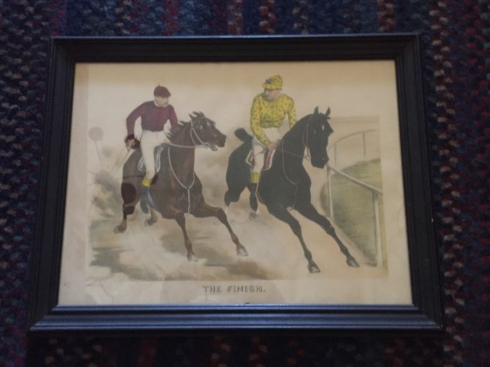 One of two original Currier and Ives engravings.