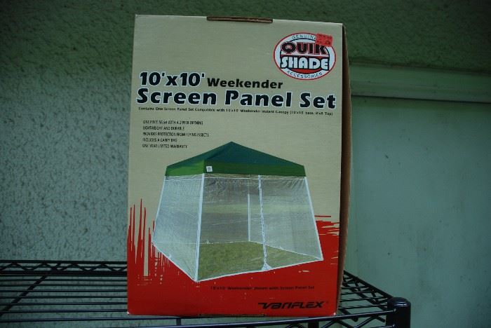 New 10' x10' Sunshade Tent & Netting
