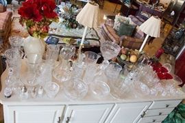 Crystal and Cut Glass For All Your Events.