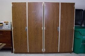 H/D Garage Double Door Storage Unit. Heavy Duty! 2 Available. $200.00 ea