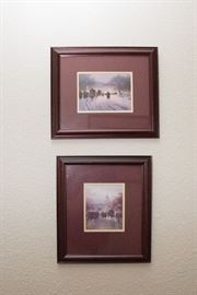 G. Harvey Prints. (2 available). White House/Capital (13.5"l x 7.5"w): $20.00 ea.