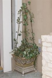 Entrance Decor. Pot and Faux Ivy: $50.00 