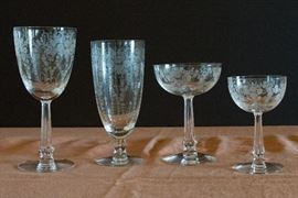 Cambridge Fostoria (24 available) $18.00 ea. 