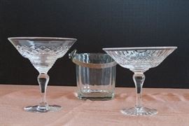 Stuart Compotes (2 available) $30.00 ea. Vintage Ice Bucket: $18.00