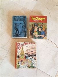 Tom Sawyer by Samuel L. Clemens. Copy Right: 1876:  $200.00. Billy Whiskers: $20.00 