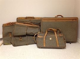 Vintage Hartmann Tweed and Leather Luggage. Priced From: $35.00-$70.00 