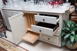 Tray Organizers, Inside Slide Out Drawers.