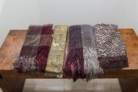 Many Luscious Throws To Choose From. 2 Japanese Obi's Available 