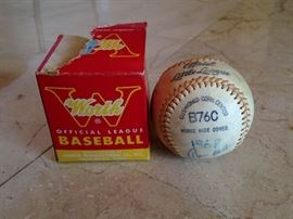 Official League MacGregor: signed: Nolan Ryan, Mills and Four Others: $60.00 