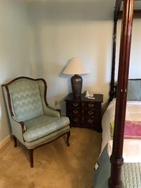 pair of  Century wing back chair