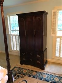 Henredon mahogany armoire